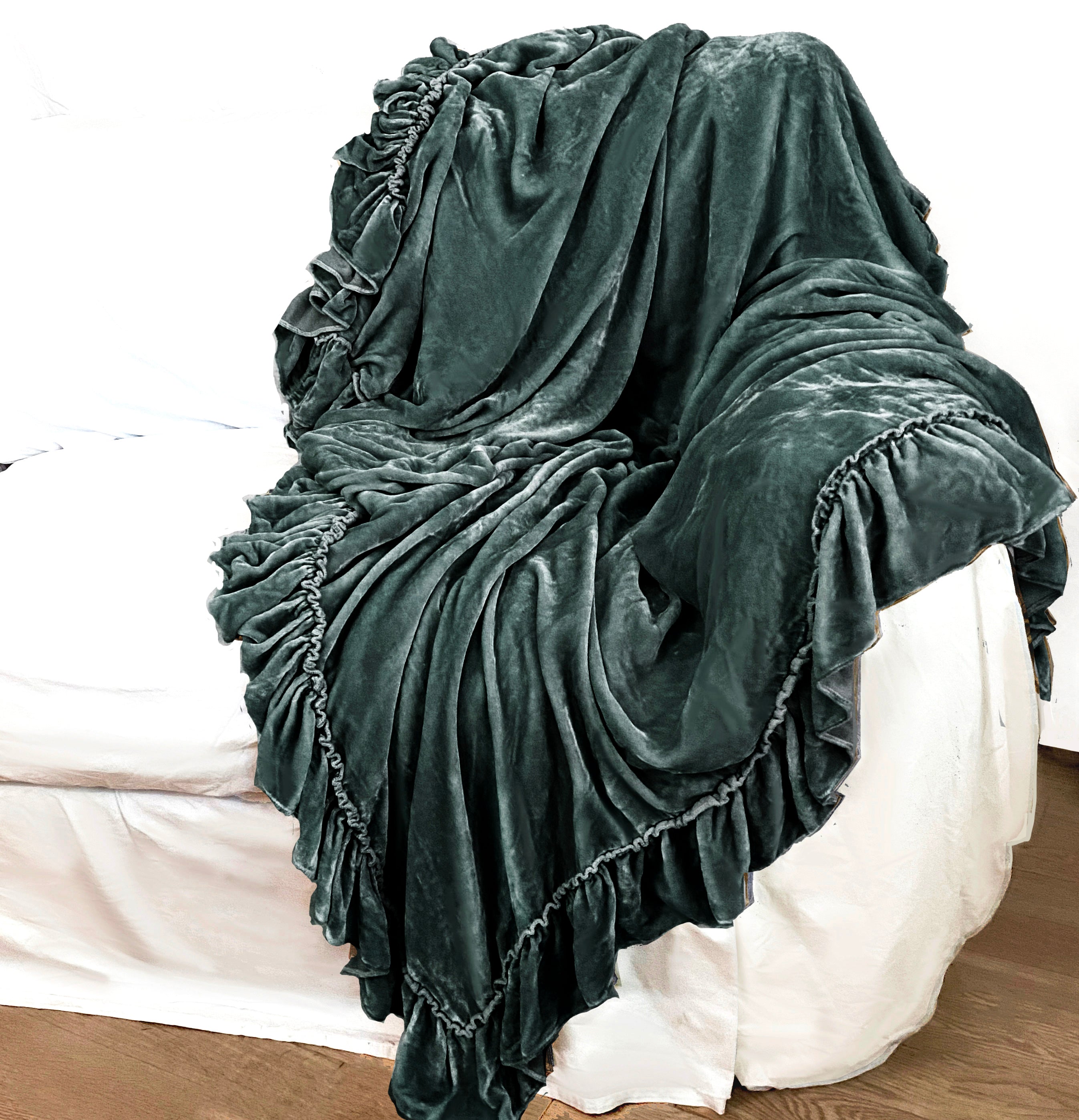 Silk Velvet Throws Linen Salvage Et Cie