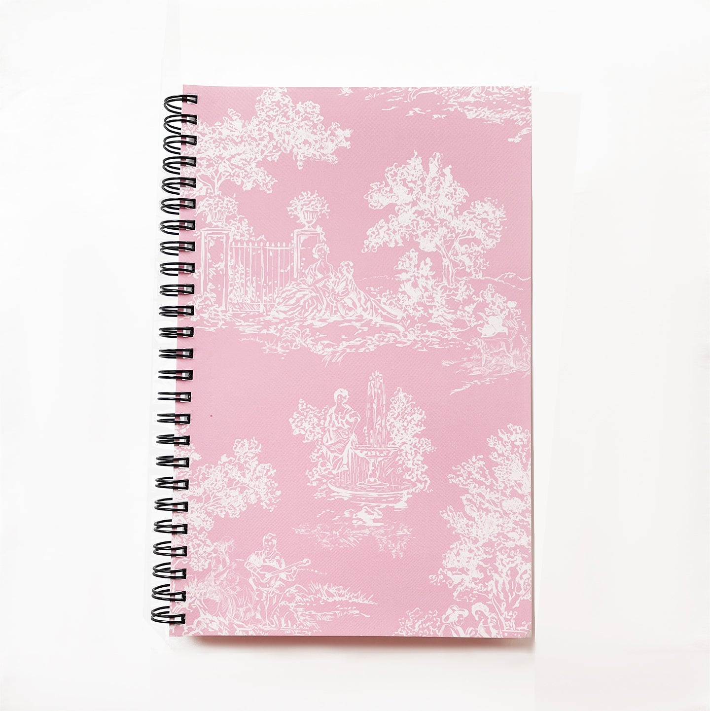 French Toile SketchbookRose Blush Linen Salvage Et Cie