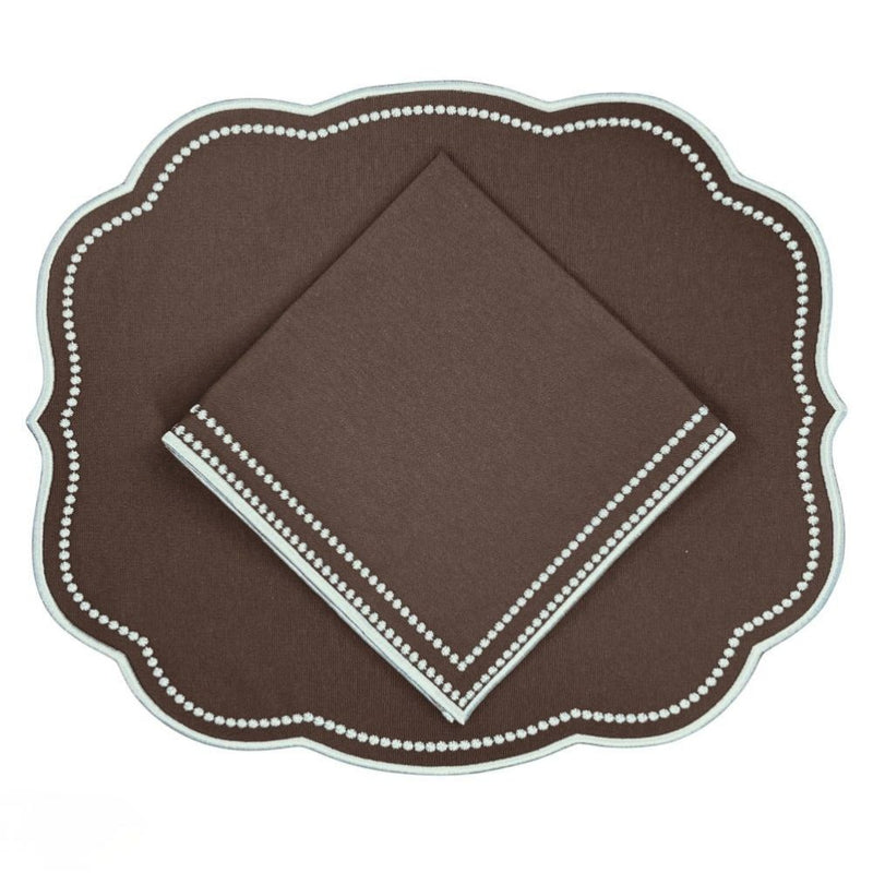 Charlotte Napkin - Cocoa (Set of 4)