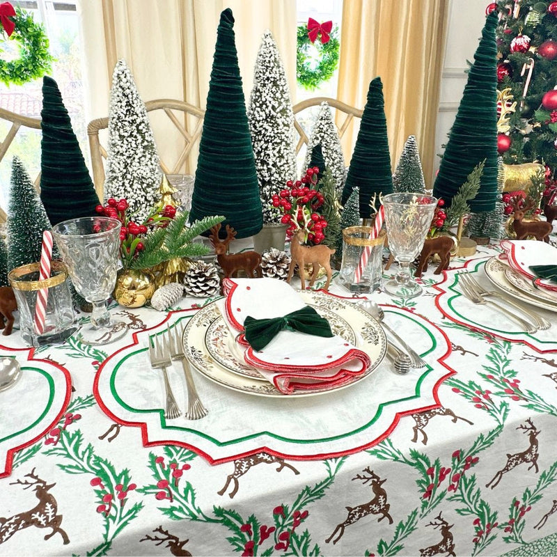 Enchanted Christmas Reindeer - Tablecloth