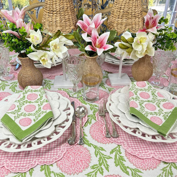 Bettina Placemat - Pink Gingham (Set of 4)