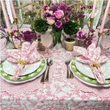Pink Toile de Jouy Birds - Napkins (Set of 4)
