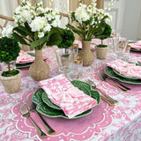 Pink Toile de Jouy Birds - Napkins (Set of 4)
