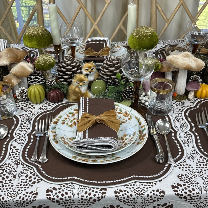 Charlotte Napkin - Cocoa (Set of 4)