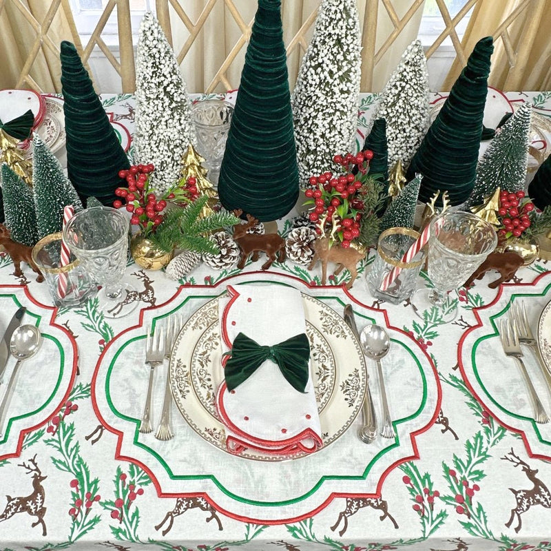 Enchanted Christmas Reindeer - Tablecloth