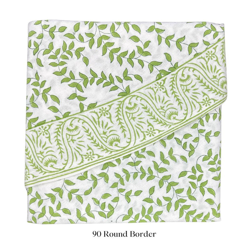 Light Green Leaves - Tablecloth