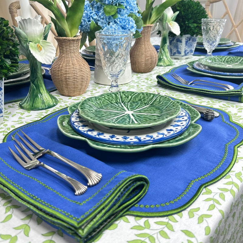 Light Green Leaves - Tablecloth