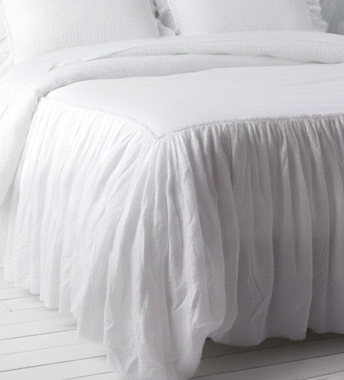 New in!  Clementine Tatter Ruffle Poplin Bedspread