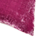 Dream Silk Velvet Pillow - Cherry
