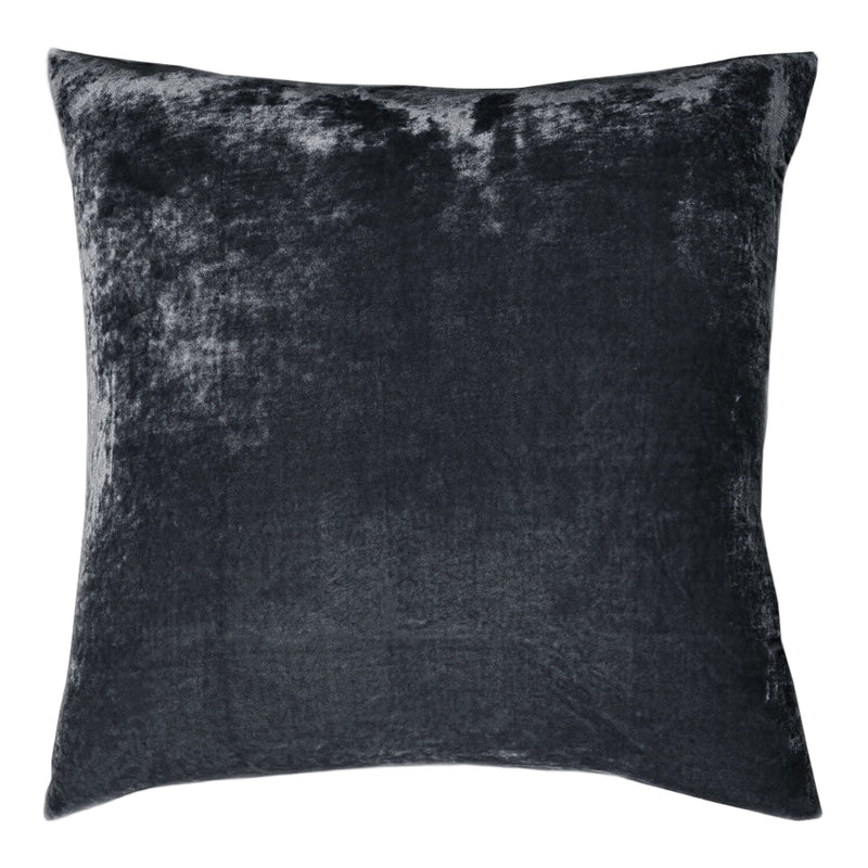 Dream Silk Velvet Pillow - Coal