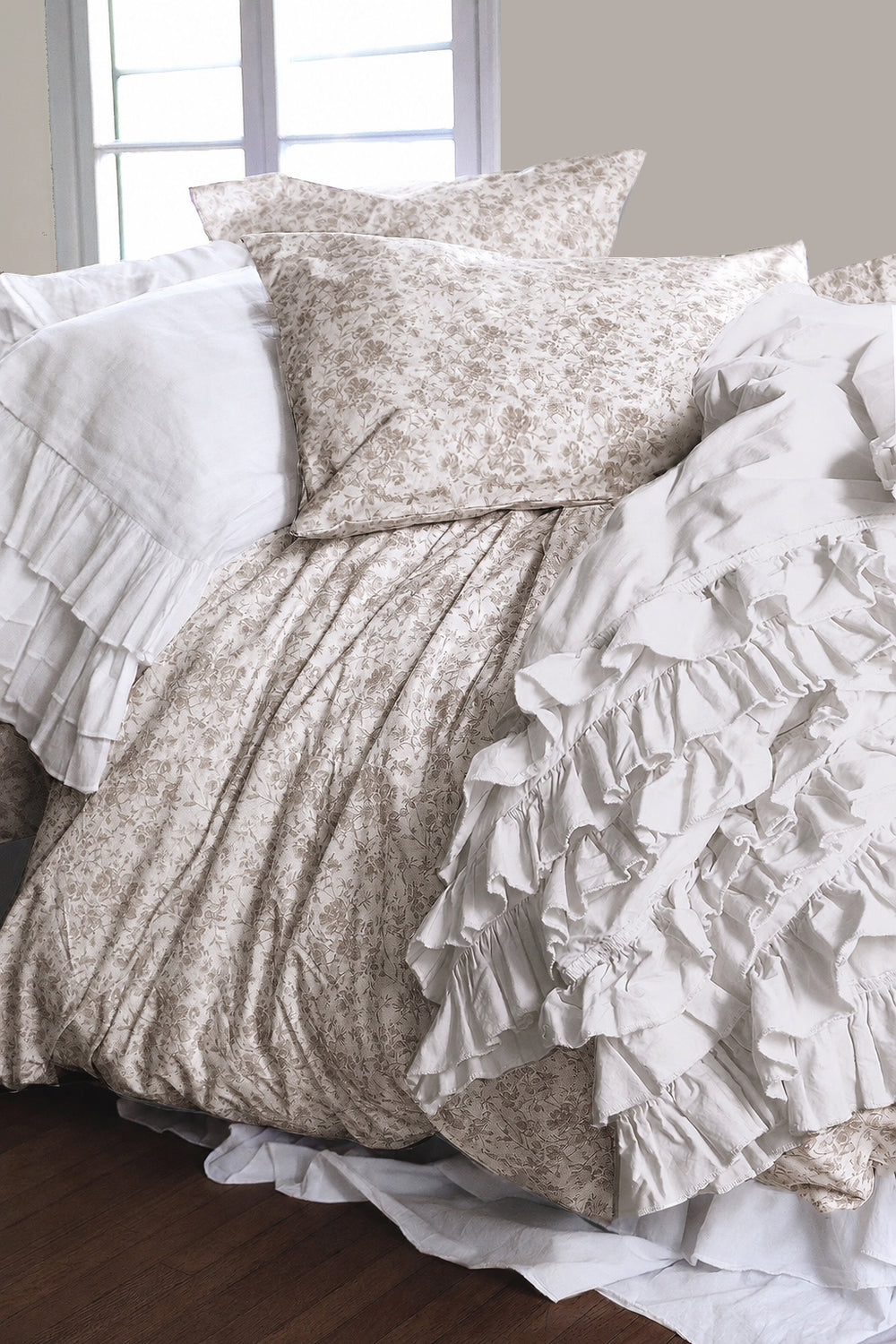 Vintage Floral Print Bedding | 100% Cotton Poplin – Linen Salvage