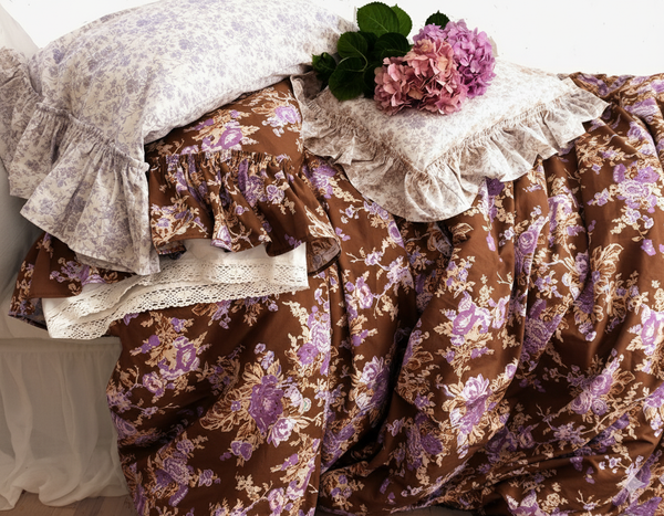NEW! Austin Rose Bedding - Mulberry