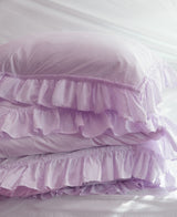 Clementine Tatter Ruffle Poplin Duvet Collection - New Colors!