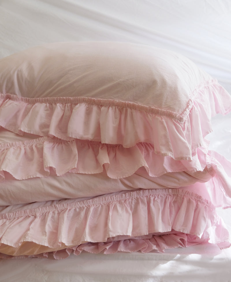 Clementine Tatter Ruffle Poplin Duvet Collection - New Colors!