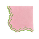 Bettina Napkin - Pink & Green (Set of 4)