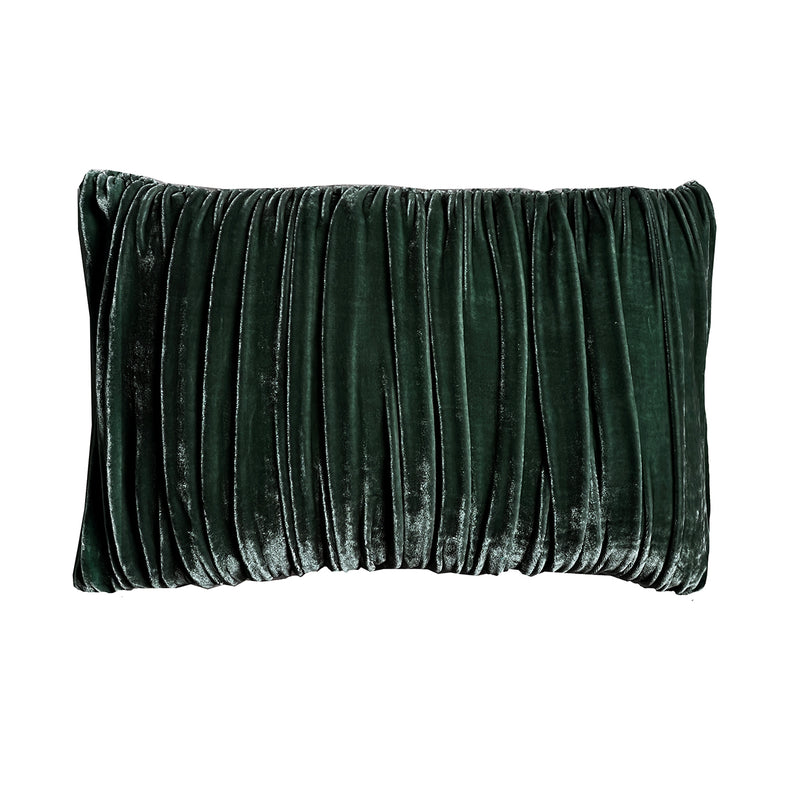 Velvet Pouf Pillow - Aloe