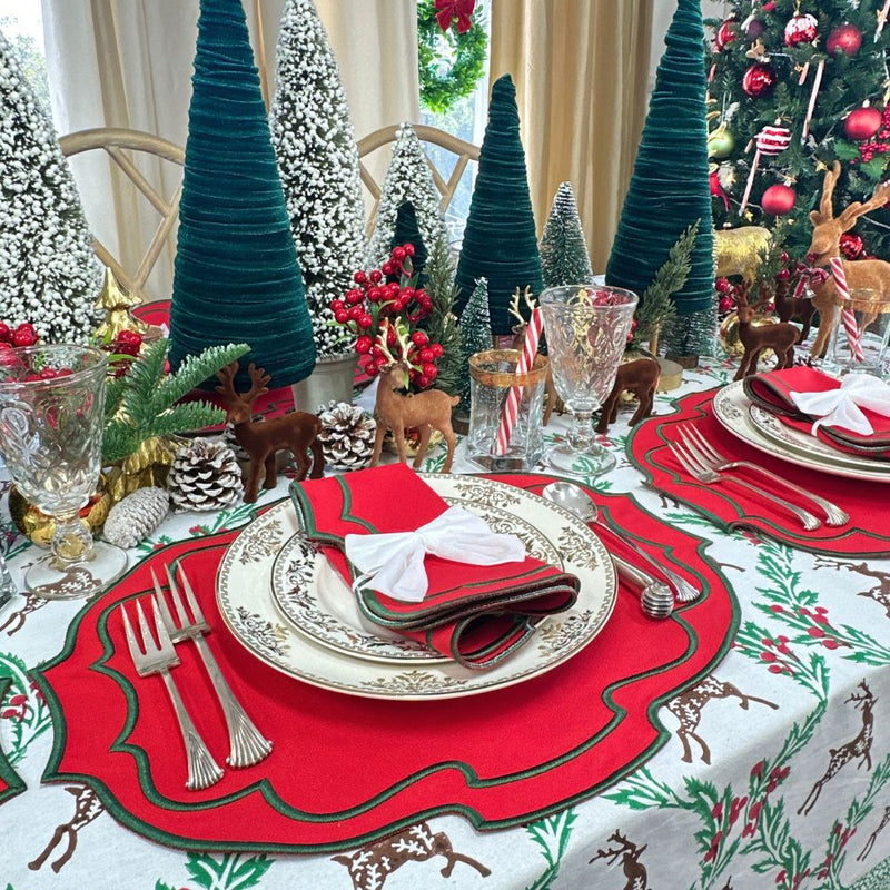 Enchanted Christmas Reindeer - Tablecloth