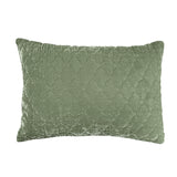 New Holiday Special ! Silk Velvet Quilted Pillow - 5 Colors/ 2 Sizes