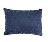 New Holiday Special ! Silk Velvet Quilted Pillow - 5 Colors/ 2 Sizes