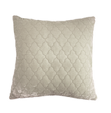 New Holiday Special ! Silk Velvet Quilted Pillow - 5 Colors/ 2 Sizes
