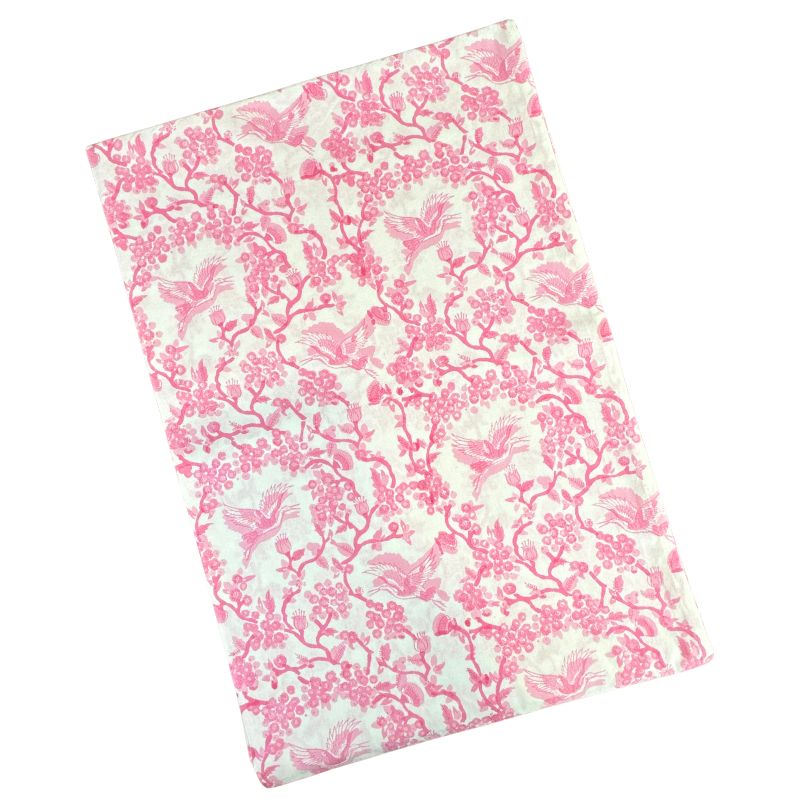 Pink Toile de Jouy Birds - Tablecloth