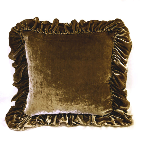 Isabella Tatter Velvet Ruffle Collection-Topaz