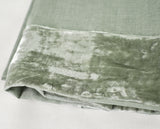 Velvet Border Linen Bedding - Sage