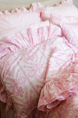Victoria Toile Bedding - Ballet Pink