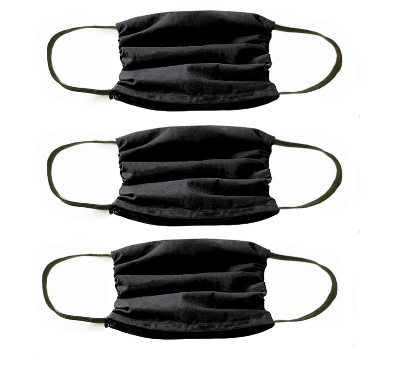 2 PLY  TUXEDO MASK PACK- ALL BLACK - Linen Salvage Et Cie