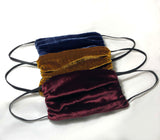 Vintage Velvet Face Mask- Midnight Dreams -3 PC SET - Linen Salvage Et Cie