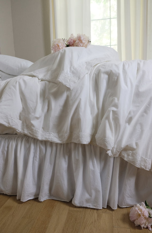 Anna Crochet Duvet Collection - Linen Salvage Et Cie