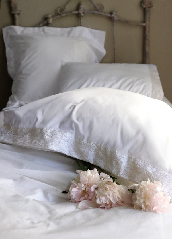 Anna Crochet Duvet Collection - Linen Salvage Et Cie