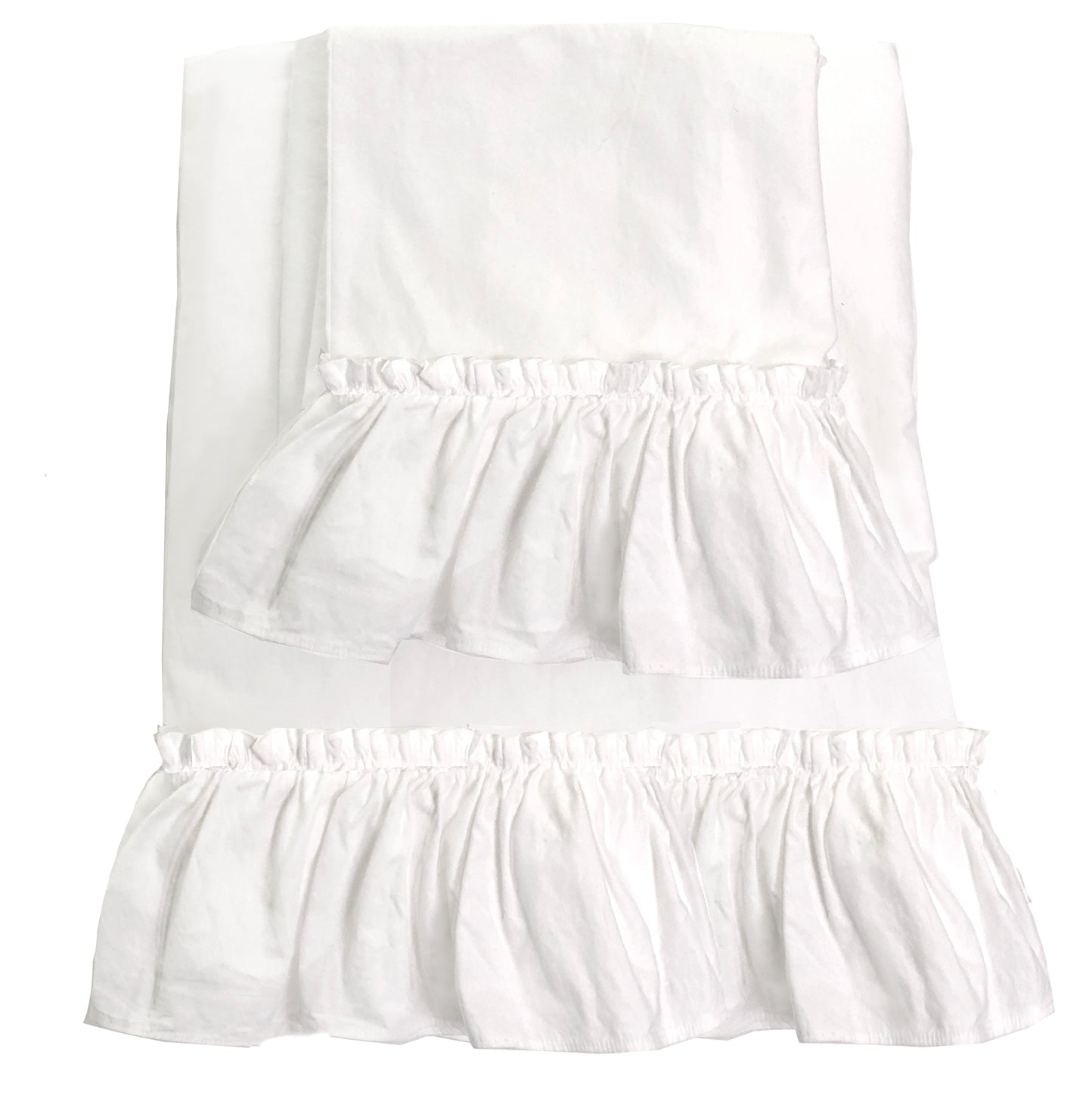 Clementine Tatter Ruffle Poplin Sheet Set