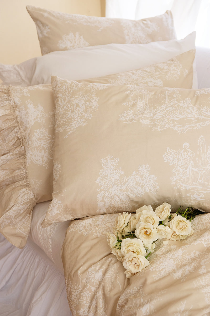 New in! Colette Toile Bedding - Ecru