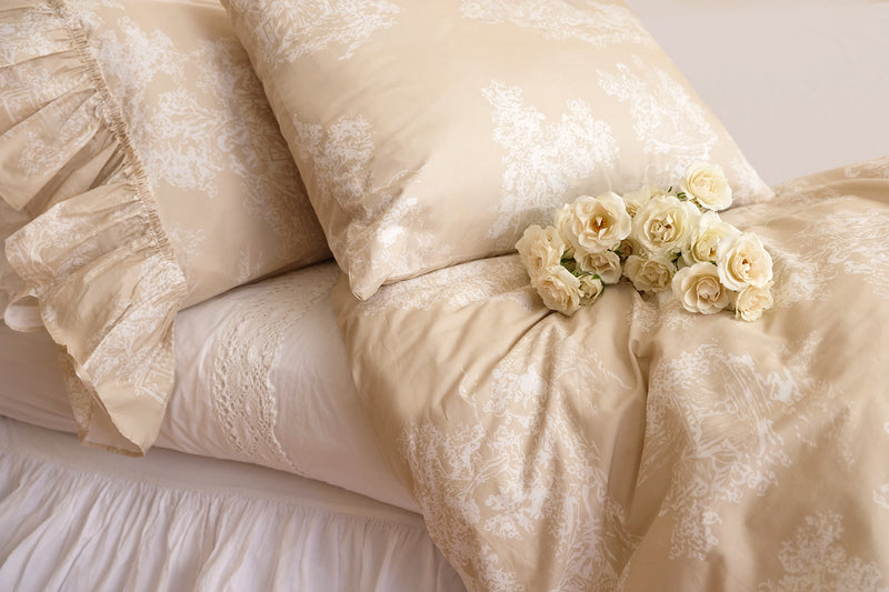 New in! Colette Toile Bedding - Ecru
