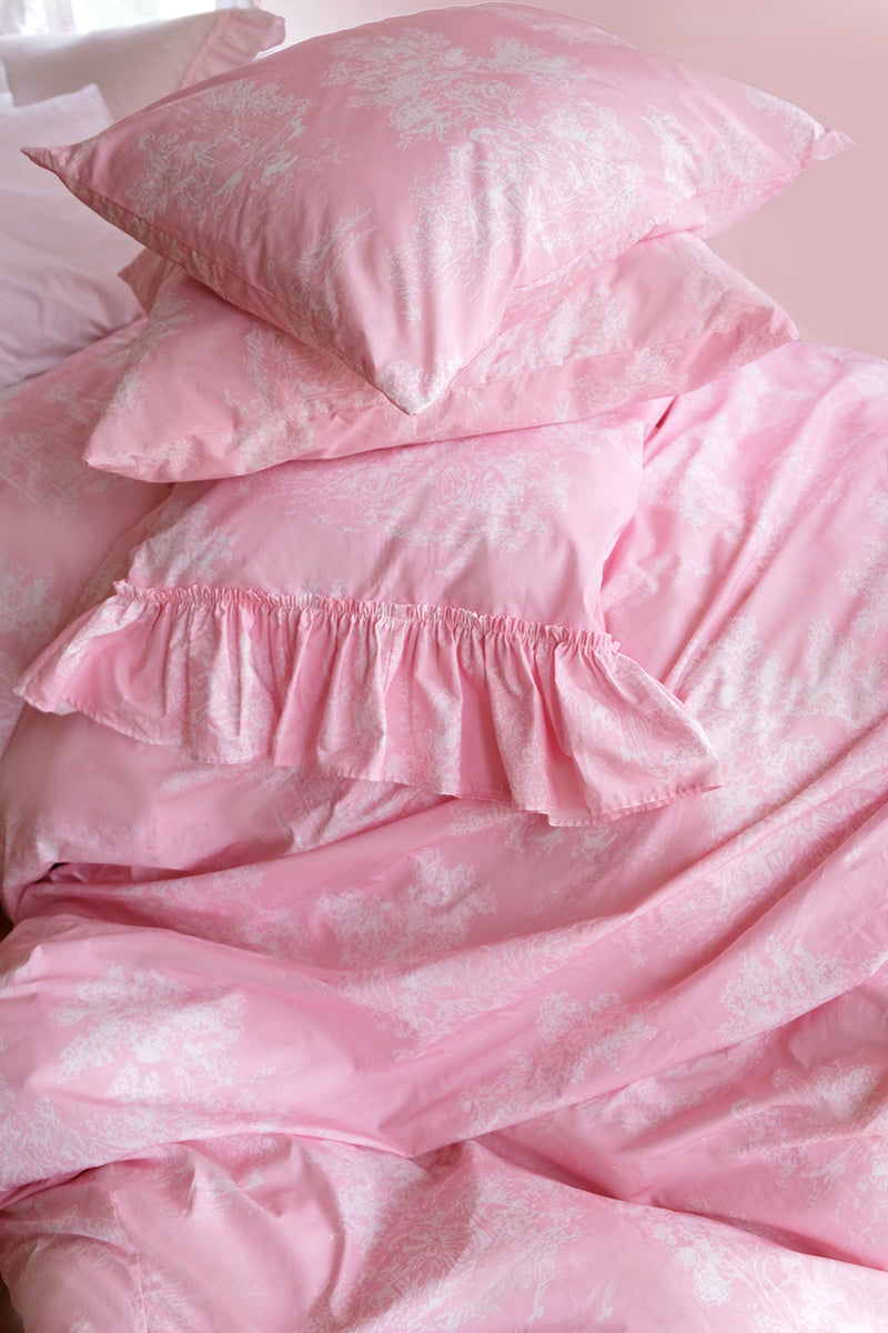 New in! Colette Toile Bedding - Petal Pink