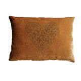 Grace Silk Velvet Hand Embossed Boudoir - Gold