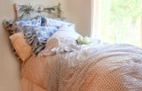 Petite Rosebuds Pillowcase - Lilac - Linen Salvage Et Cie