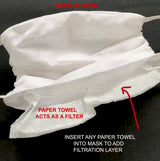 Small Size -All White "Color me"  Masks -3 Pack White - Linen Salvage Et Cie