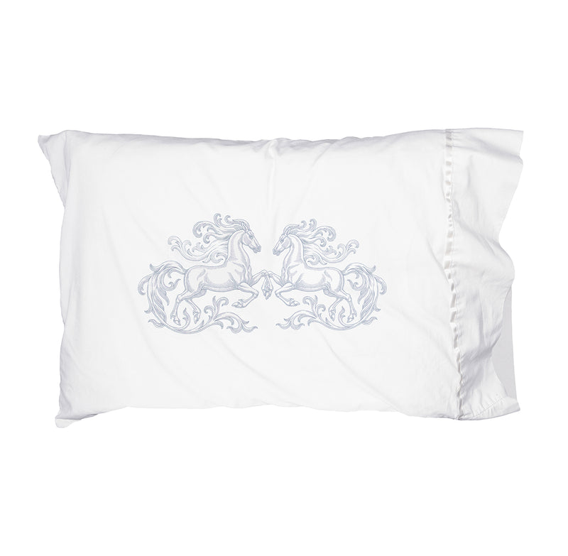 NEW! Chevalier Pillowcase Set/2- Multiple Colors - Linen Salvage Et Cie