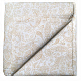 Vintage Paisley Print Bandana-Teastain - Linen Salvage Et Cie
