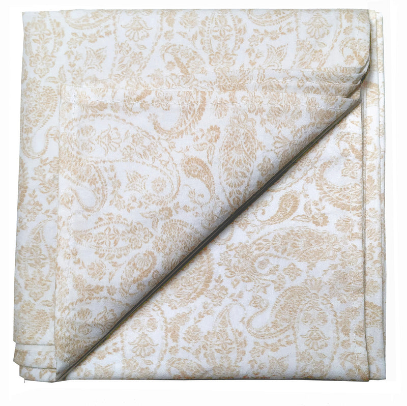 Vintage Paisley Print Bandana-Teastain - Linen Salvage Et Cie
