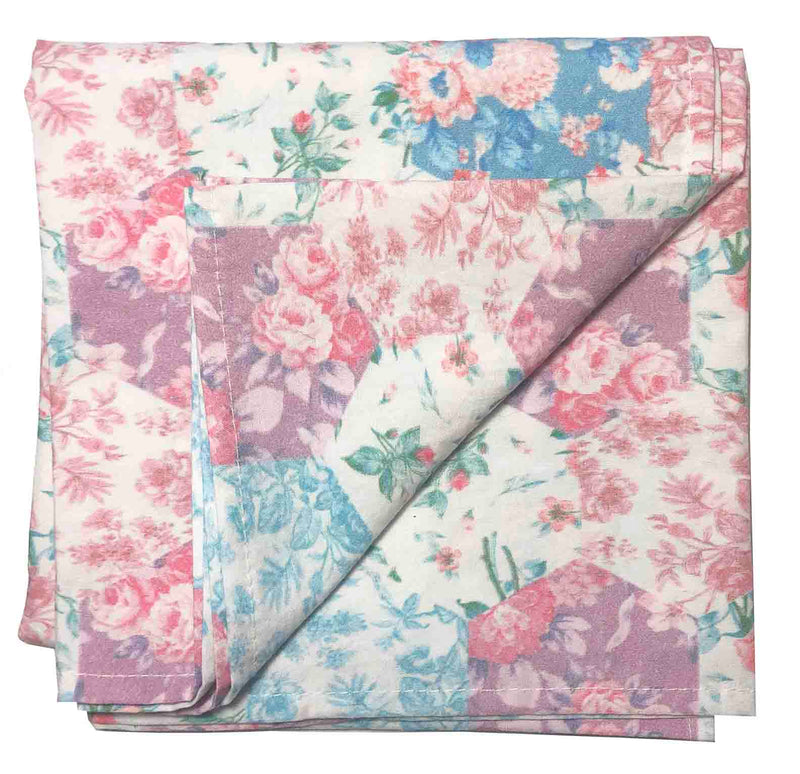 NEW! Patchwork Printed Bandana-Multi - Linen Salvage Et Cie
