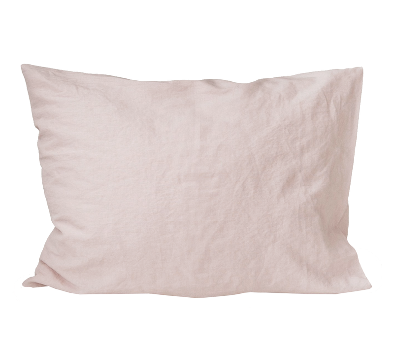 Vintage Wash Linen Duvet Set - Vintage Petal