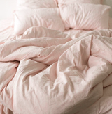 Vintage Wash Linen Duvet Set - Vintage Petal