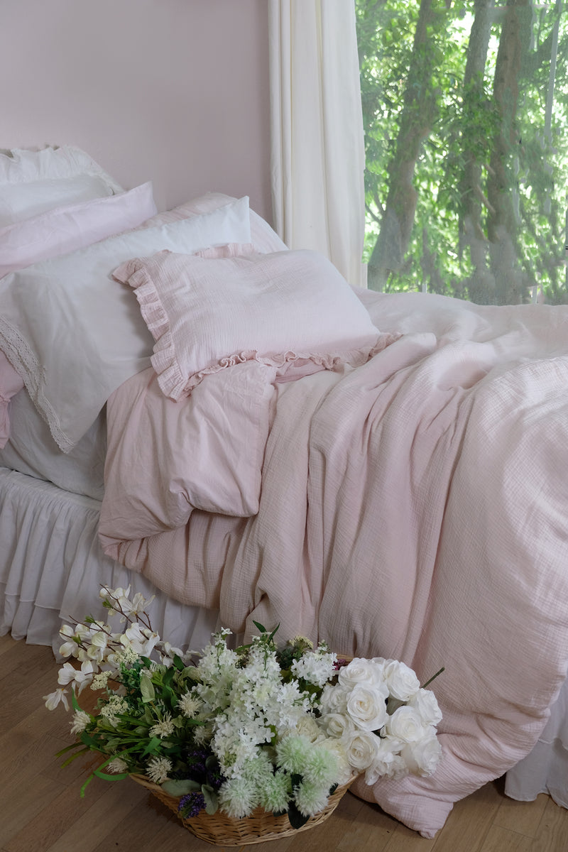 Eveliegh Soft Cloud  Collection - Rose - Linen Salvage Et Cie