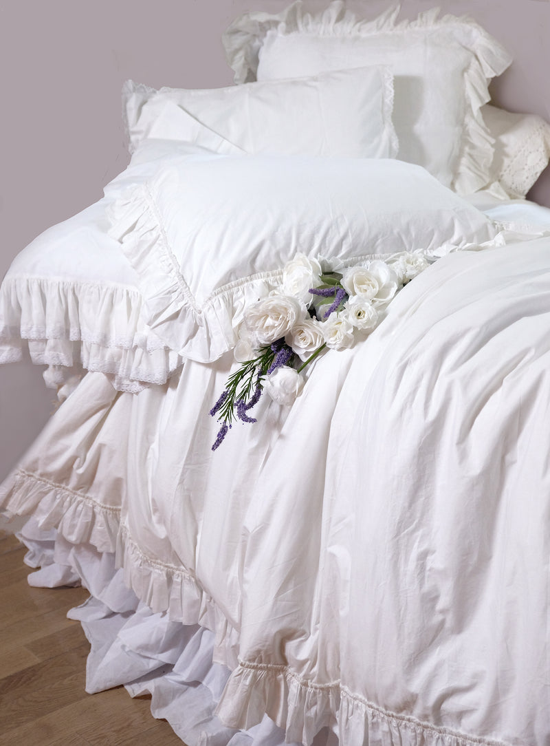 Clementine Tatter Ruffle Poplin Collection - Linen Salvage Et Cie