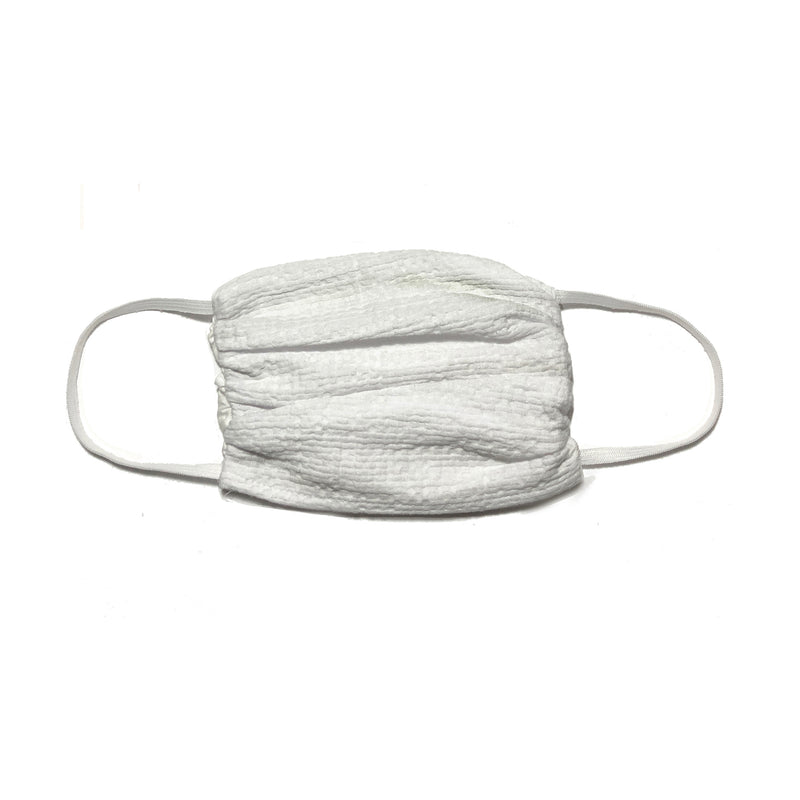 Soft Popcorn Texture - 1 Unit Mask- White - Linen Salvage Et Cie
