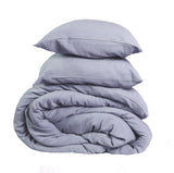 NEW! Super Comfy Soft Cotton Popcorn Cloud Texture Duvet Set - Cloud Blue - Linen Salvage Et Cie
