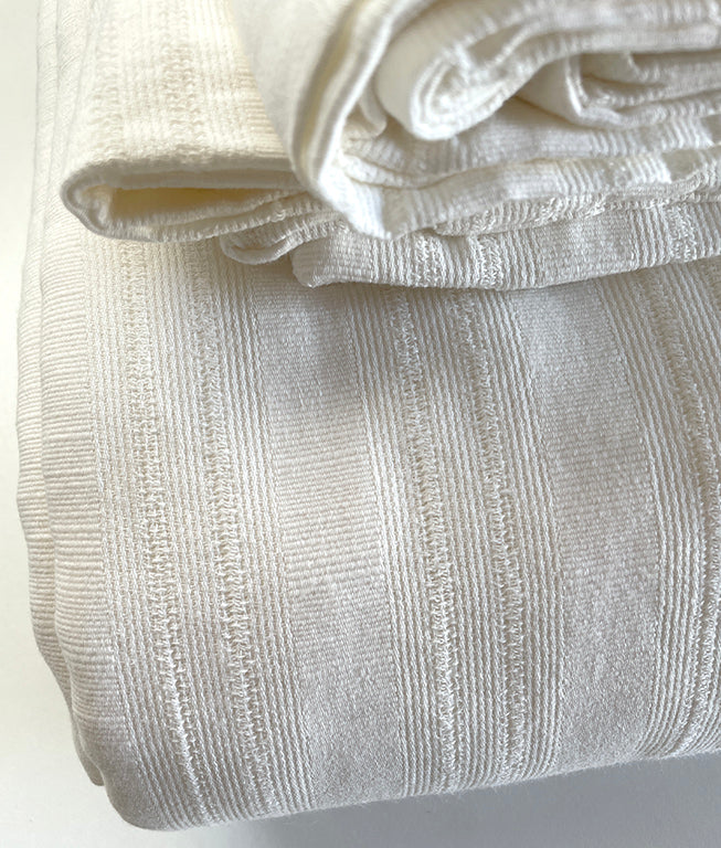 Soft Texture Duvet Set-Antique White